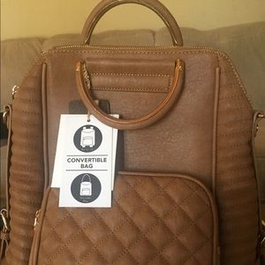 Brown Convertible Bag